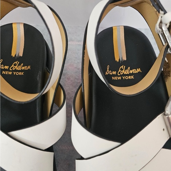 Sam Edelman Eleanor’s Sandal Women’s 8 1/2 White - Picture 4 of 5